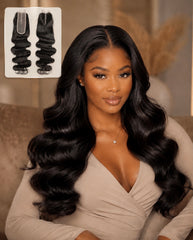 Raw Vietnamese Black 2x6  Closure Style: Body Wave