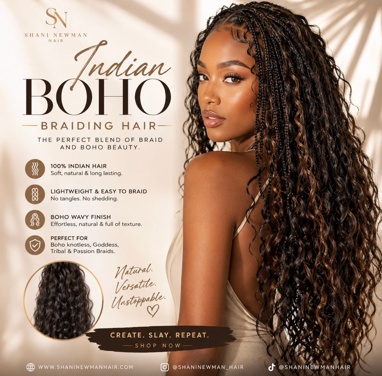 Indian Curly Braiding Hair